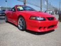 2003 Torch Red Ford Mustang Saleen S281 Supercharged Convertible  photo #9