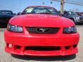 2003 Torch Red Ford Mustang Saleen S281 Supercharged Convertible  photo #10