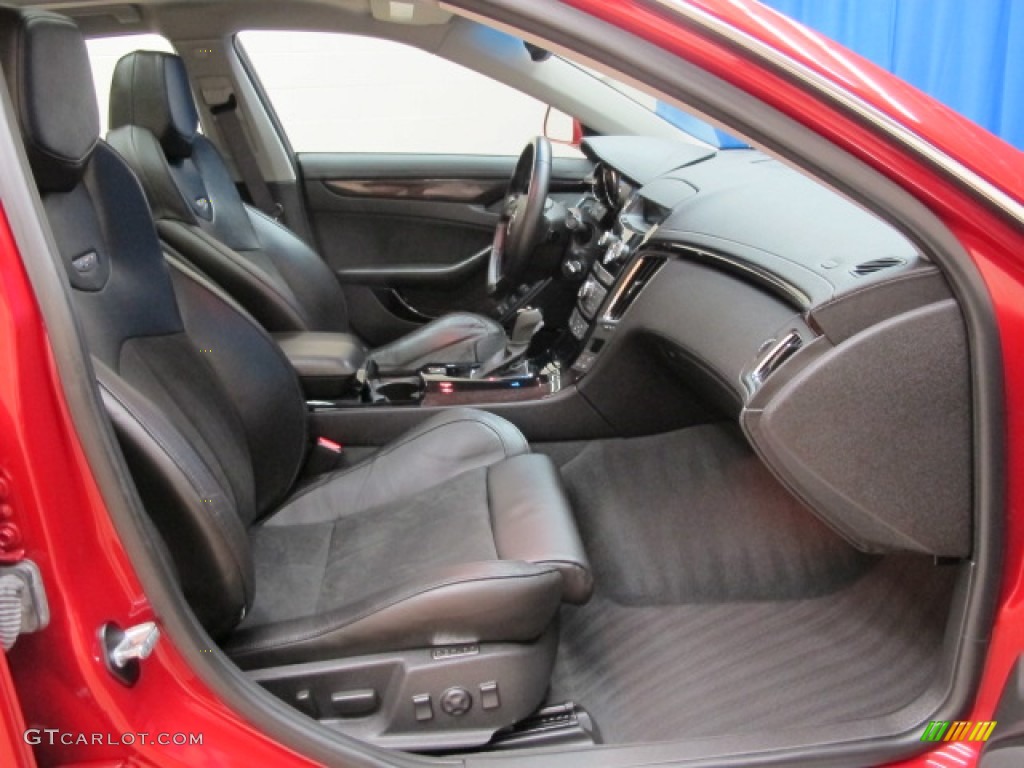 Ebony Interior 2011 Cadillac CTS -V Sedan Photo #67577578