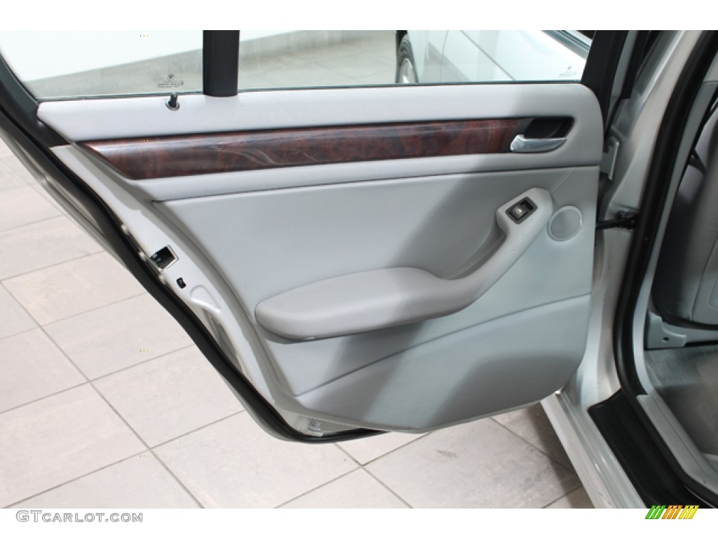 2002 3 Series 325xi Sedan - Titanium Silver Metallic / Grey photo #15