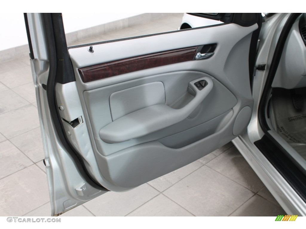 2002 3 Series 325xi Sedan - Titanium Silver Metallic / Grey photo #16