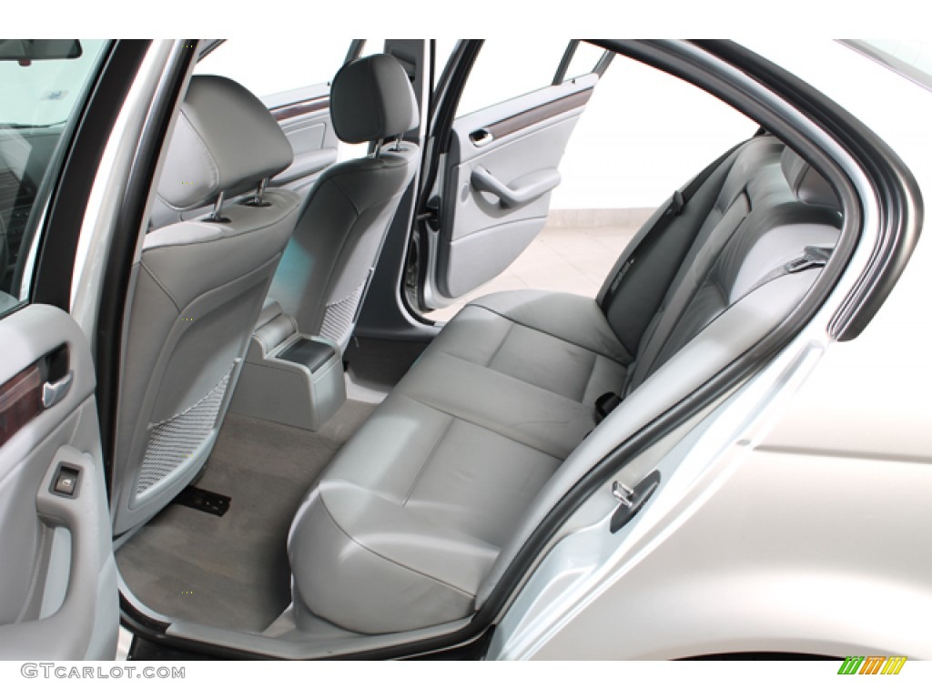 2002 3 Series 325xi Sedan - Titanium Silver Metallic / Grey photo #19