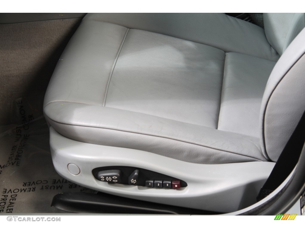 2002 3 Series 325xi Sedan - Titanium Silver Metallic / Grey photo #20
