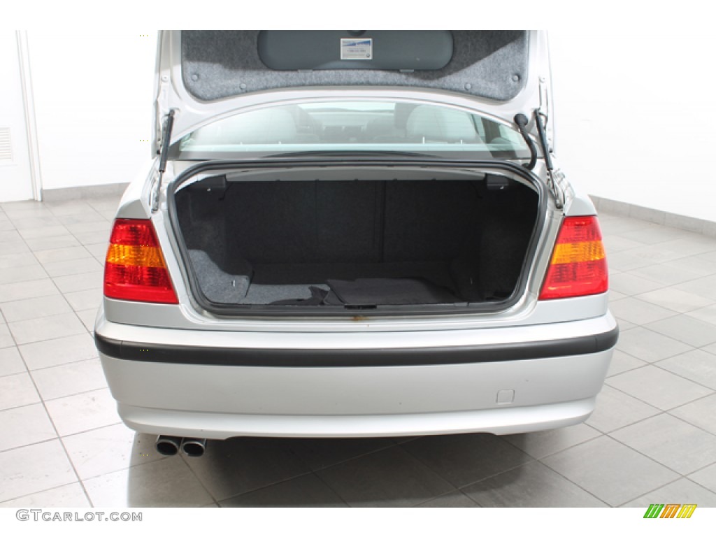2002 3 Series 325xi Sedan - Titanium Silver Metallic / Grey photo #21
