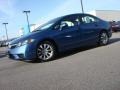2009 Atomic Blue Metallic Honda Civic EX Sedan  photo #2