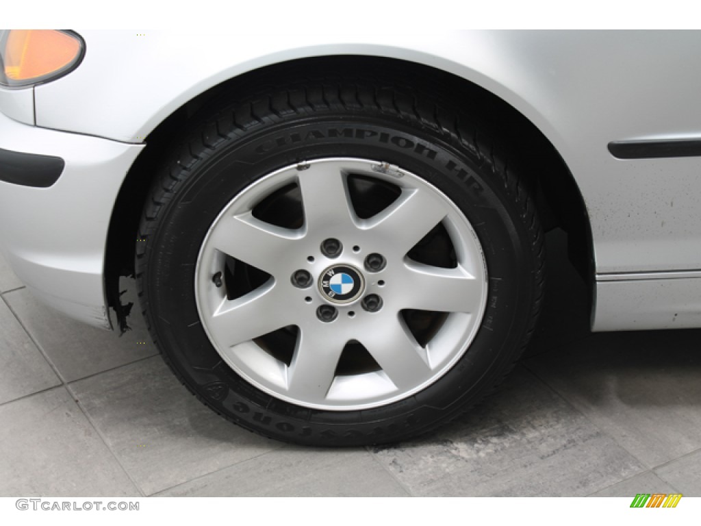2002 3 Series 325xi Sedan - Titanium Silver Metallic / Grey photo #29