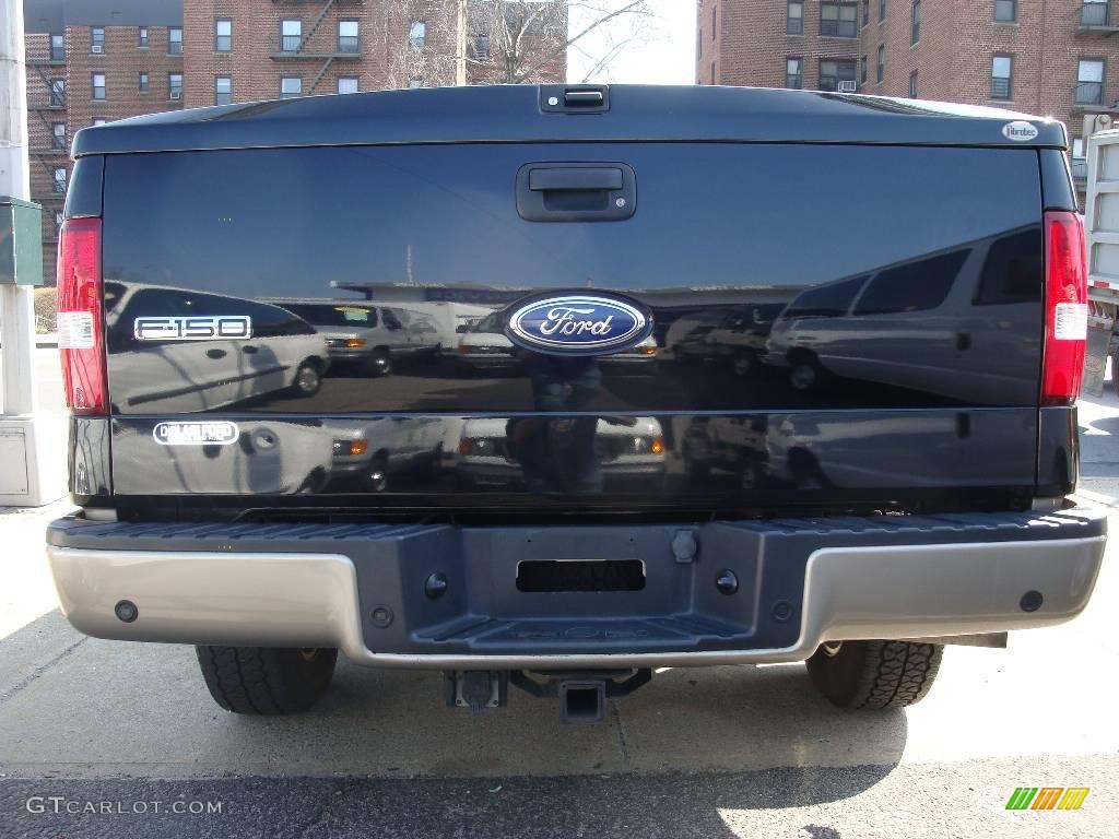 2004 F150 Lariat SuperCrew 4x4 - Black / Tan photo #6
