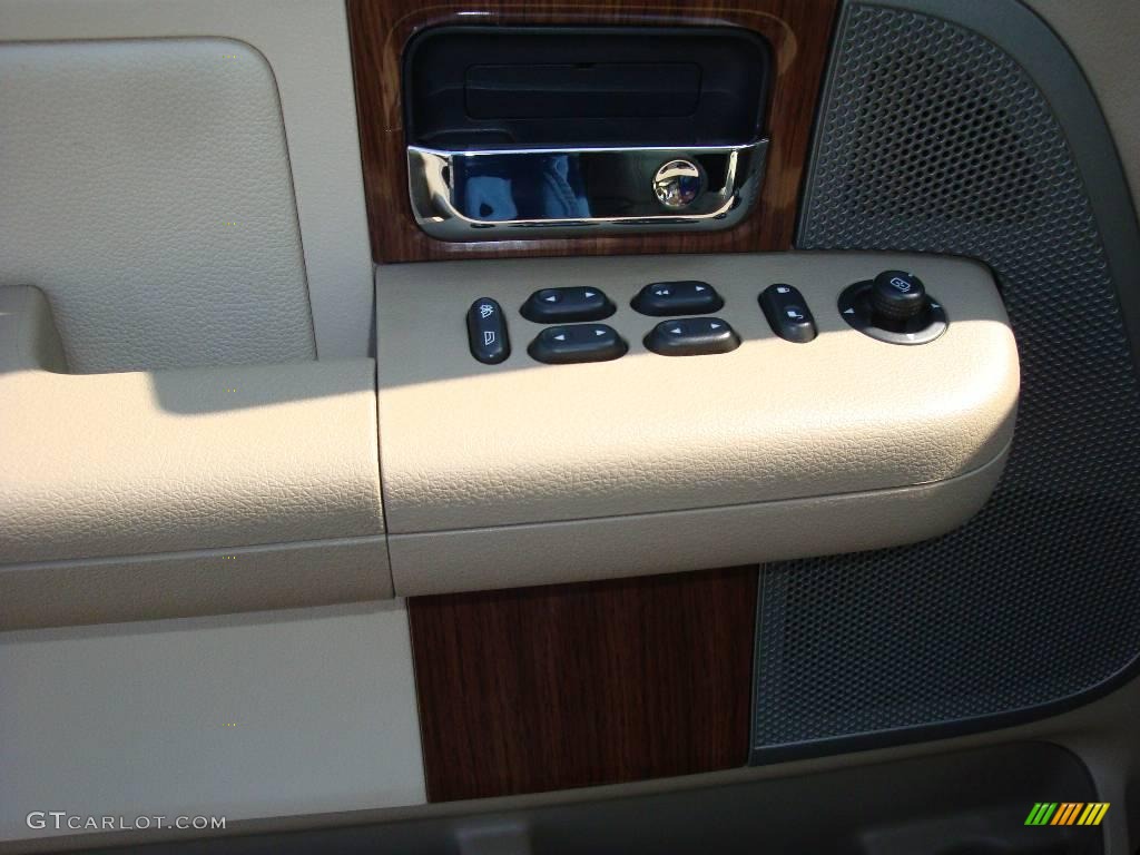 2004 F150 Lariat SuperCrew 4x4 - Black / Tan photo #9