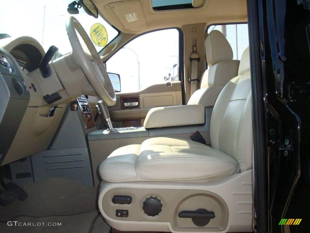2004 F150 Lariat SuperCrew 4x4 - Black / Tan photo #11