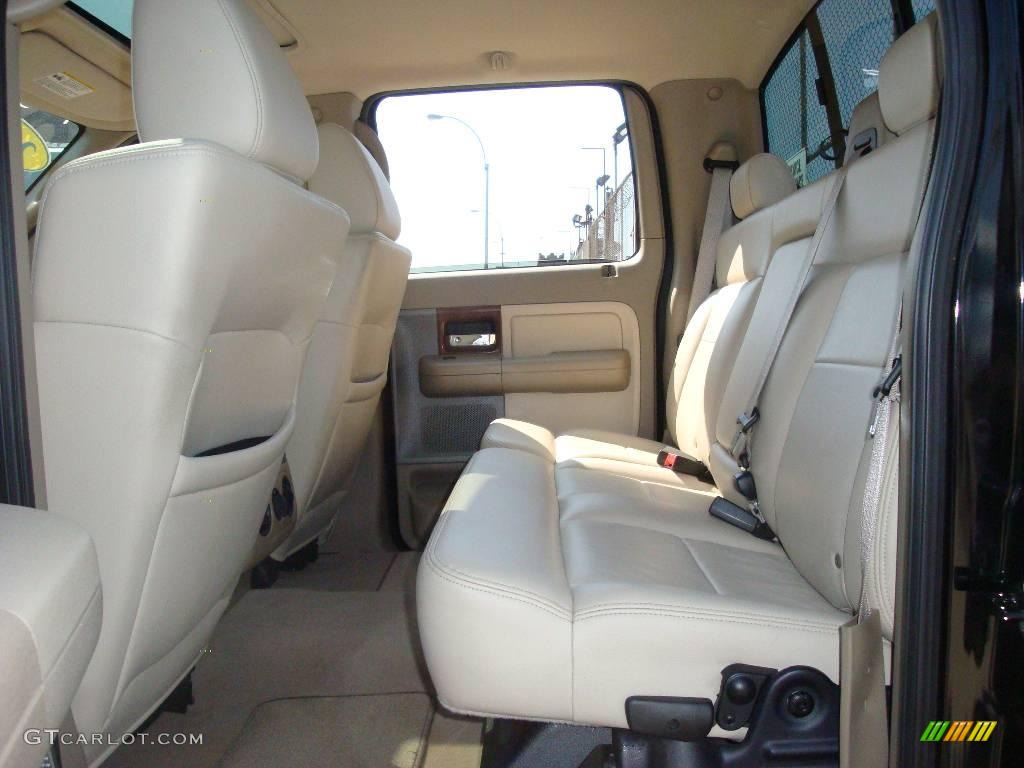 2004 F150 Lariat SuperCrew 4x4 - Black / Tan photo #13