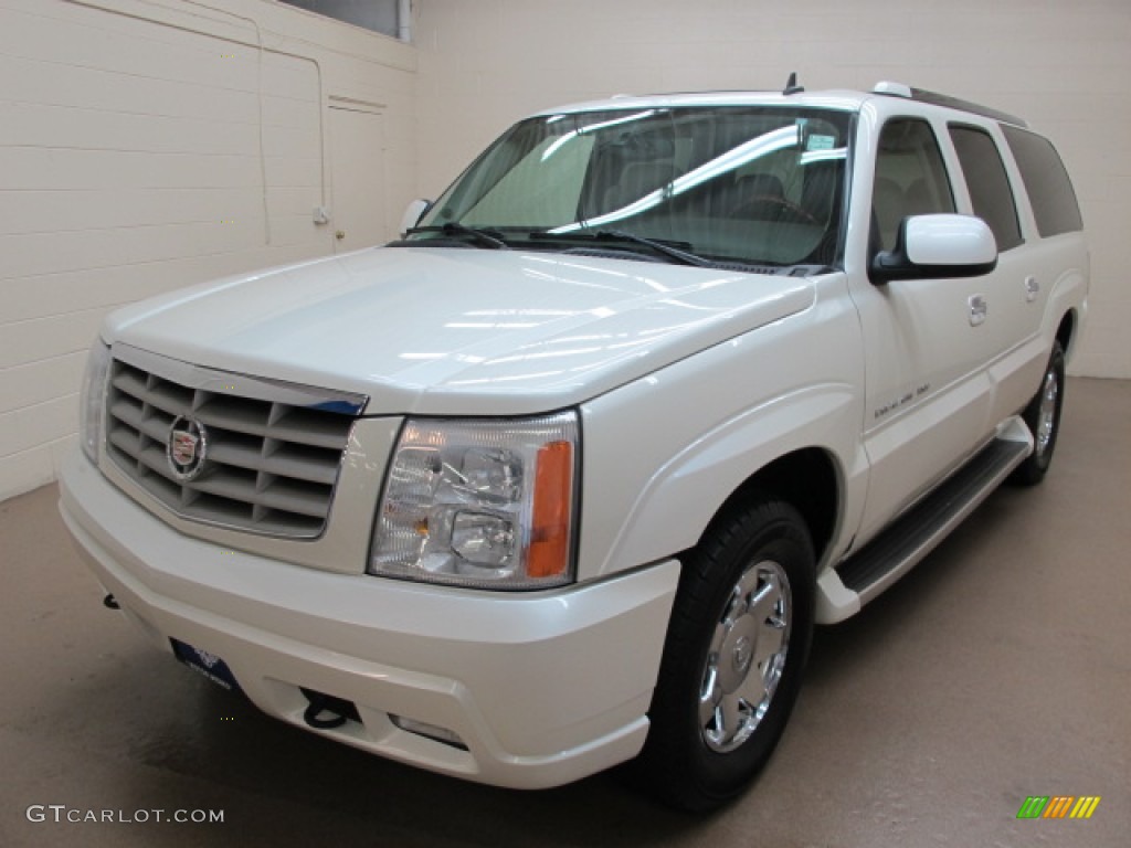 2006 Escalade ESV AWD - White Diamond / Shale photo #4