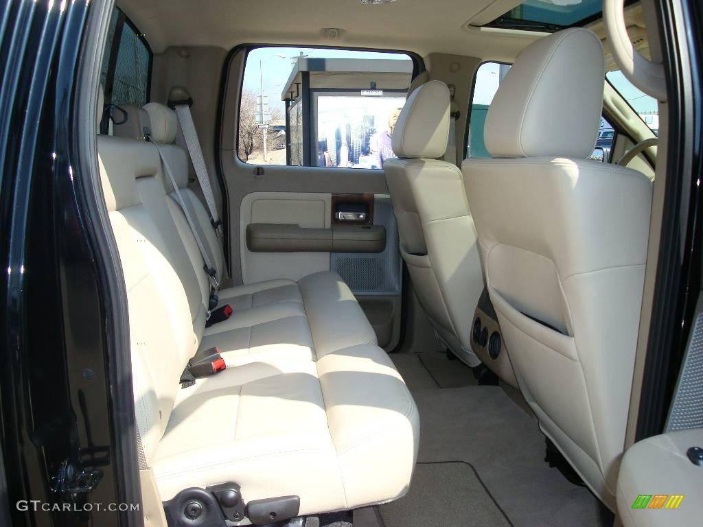 2004 F150 Lariat SuperCrew 4x4 - Black / Tan photo #16