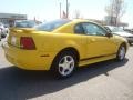 2004 Screaming Yellow Ford Mustang V6 Coupe  photo #4