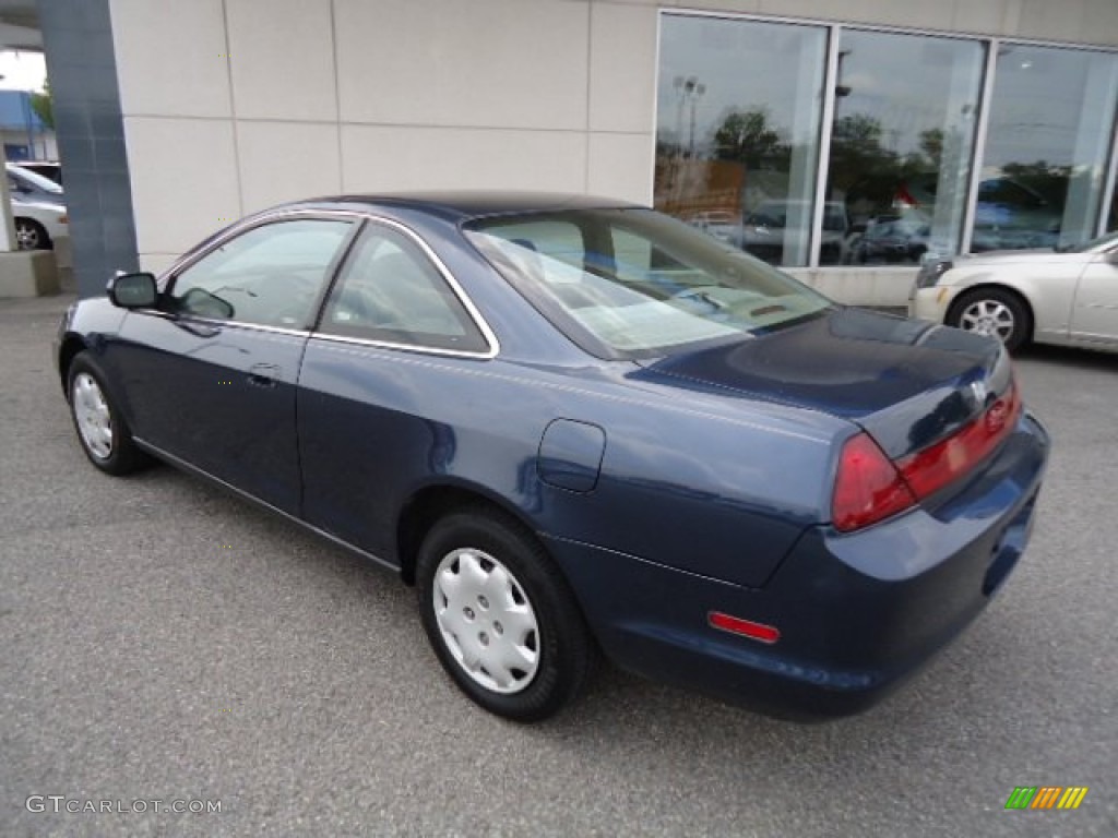 1999 Accord LX Coupe - Deep Velvet Blue Pearl / Tan photo #2