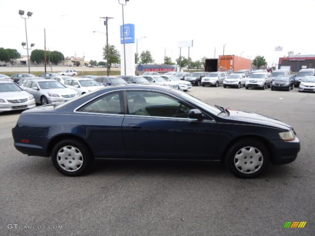 1999 Accord LX Coupe - Deep Velvet Blue Pearl / Tan photo #5