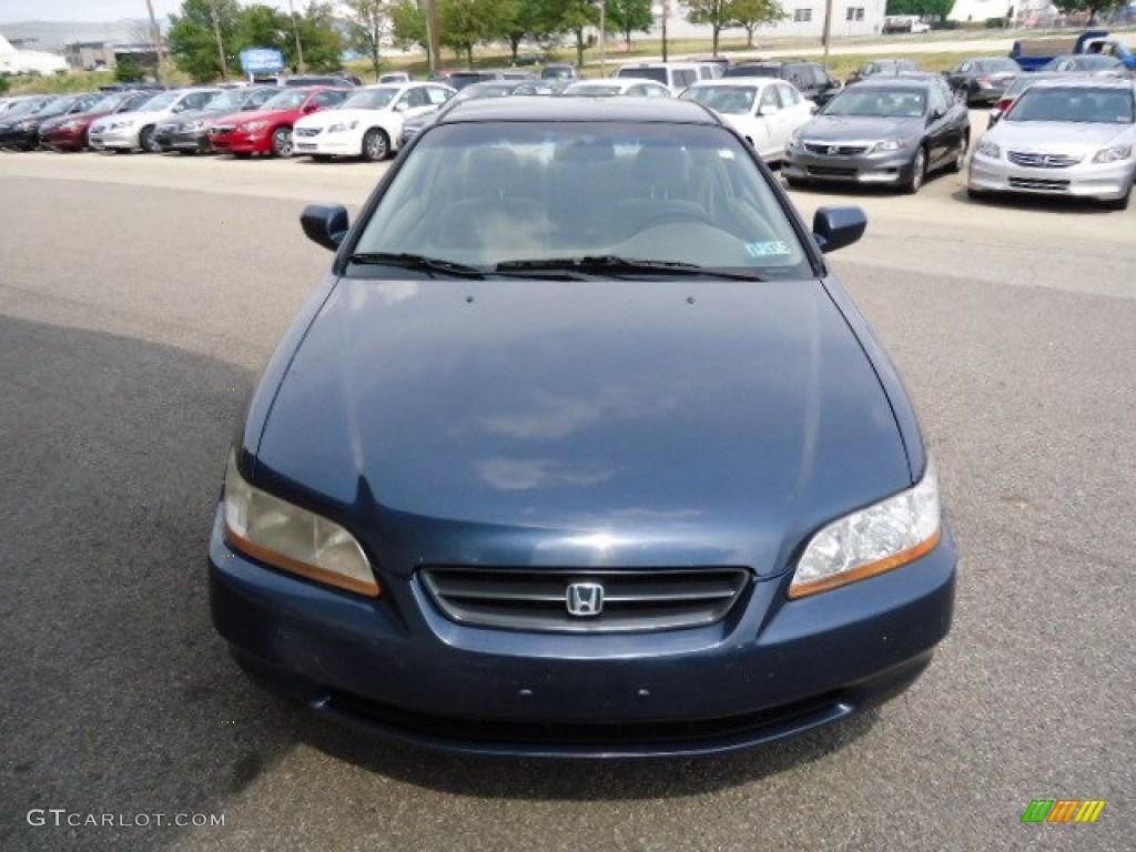 1999 Accord LX Coupe - Deep Velvet Blue Pearl / Tan photo #9