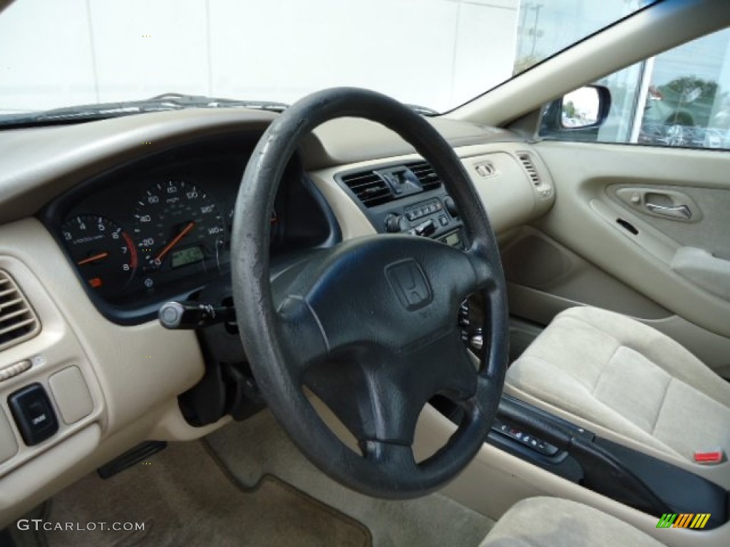 1999 Accord LX Coupe - Deep Velvet Blue Pearl / Tan photo #16