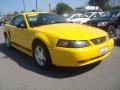 2004 Screaming Yellow Ford Mustang V6 Coupe  photo #22