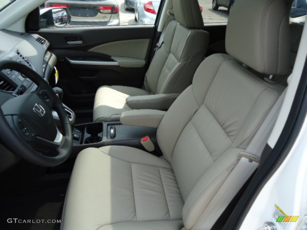 2012 CR-V EX-L 4WD - White Diamond Pearl / Gray photo #10