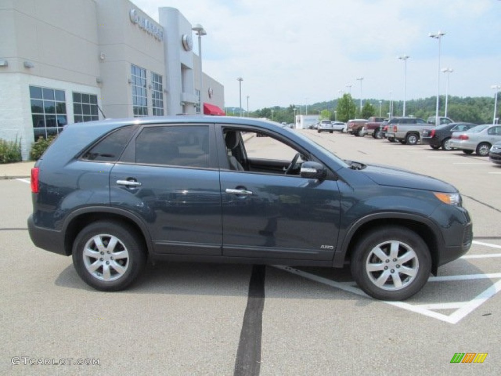 2011 Sorento LX AWD - Pacific Blue / Gray photo #2