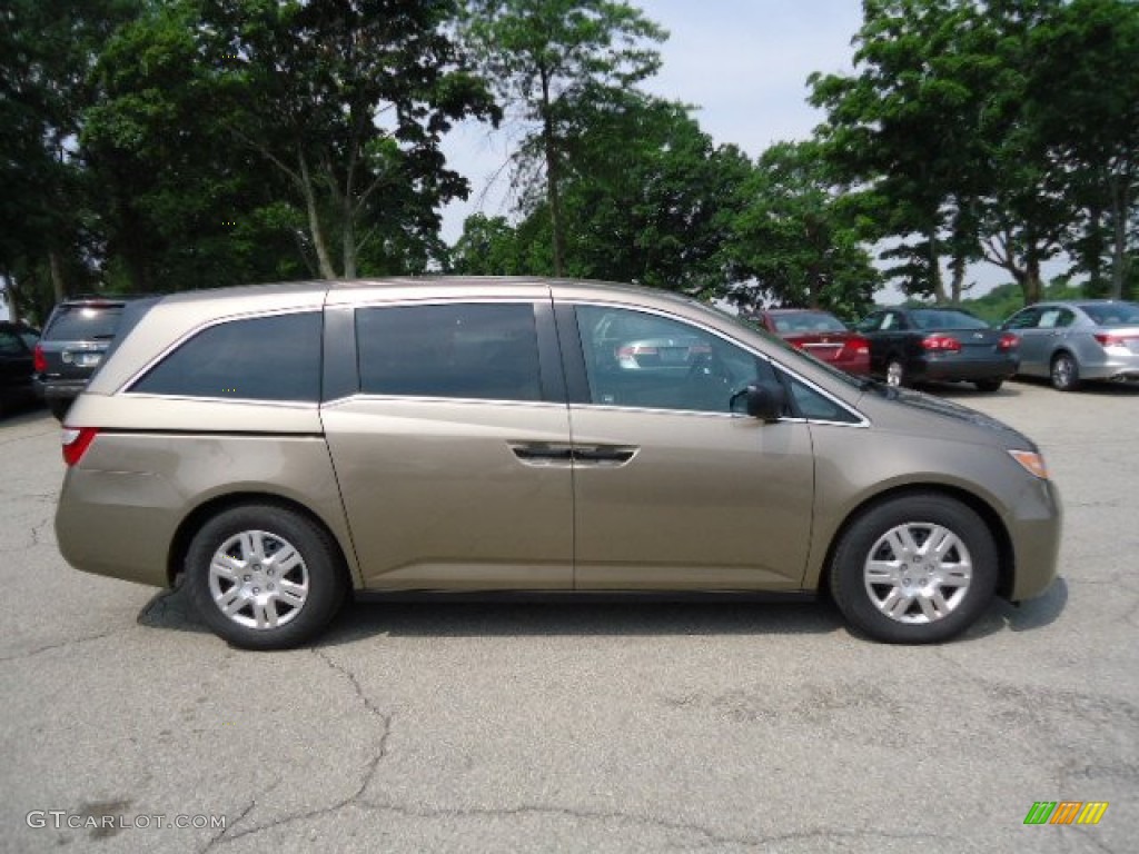 Mocha Metallic 2012 Honda Odyssey LX Exterior Photo #67582279