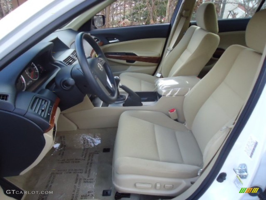 2012 Accord EX Sedan - Taffeta White / Ivory photo #15