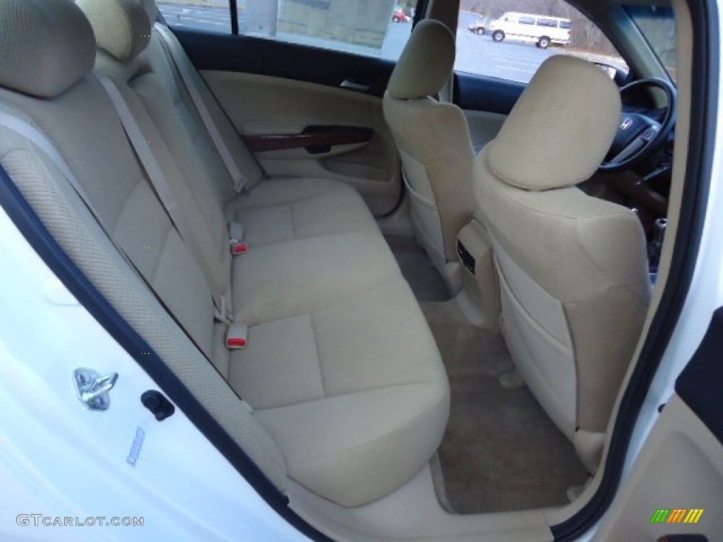 2012 Accord EX Sedan - Taffeta White / Ivory photo #18