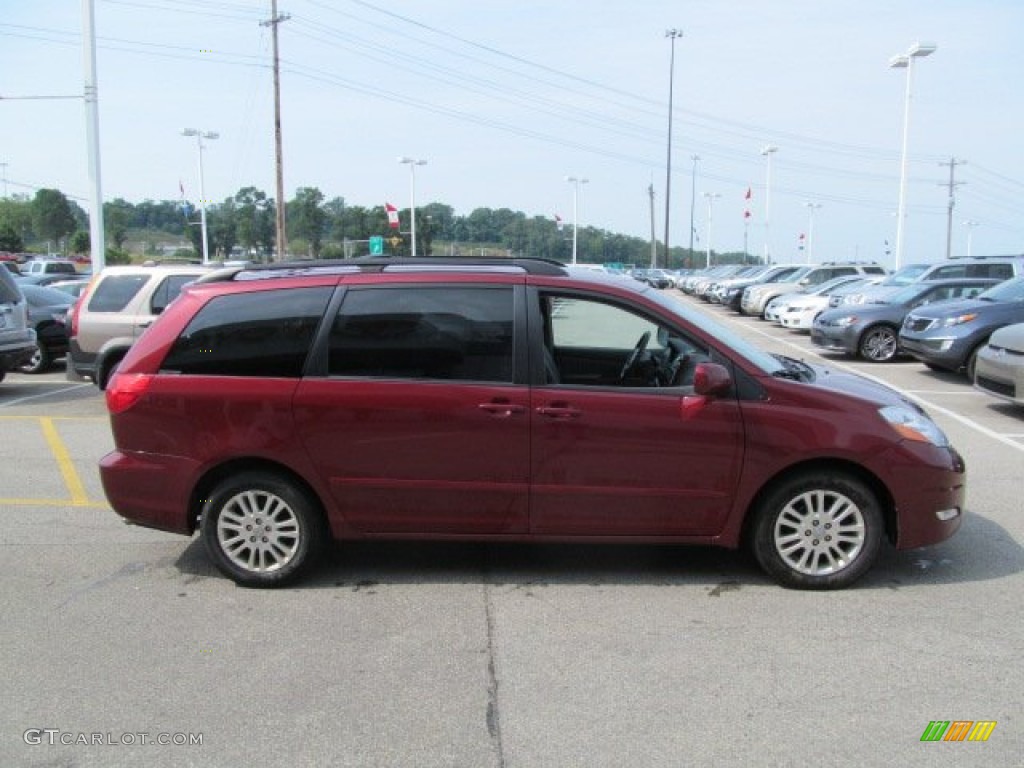 2007 Sienna XLE - Salsa Red Pearl / Stone photo #5