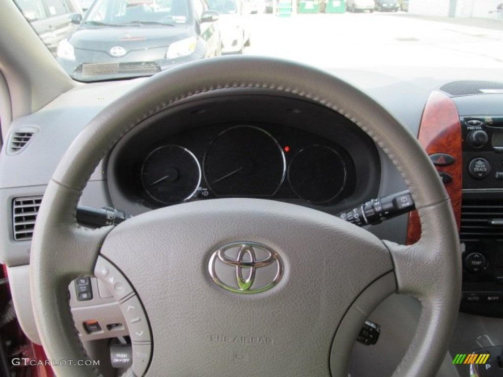 2007 Sienna XLE - Salsa Red Pearl / Stone photo #15