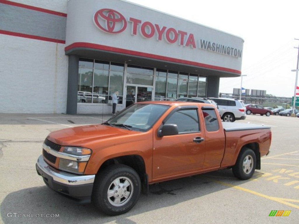 Sunburst Orange Metallic Chevrolet Colorado