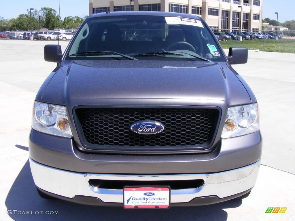 2006 F150 XLT SuperCrew - Dark Shadow Grey Metallic / Medium/Dark Flint photo #3