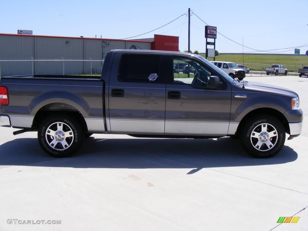 2006 F150 XLT SuperCrew - Dark Shadow Grey Metallic / Medium/Dark Flint photo #5