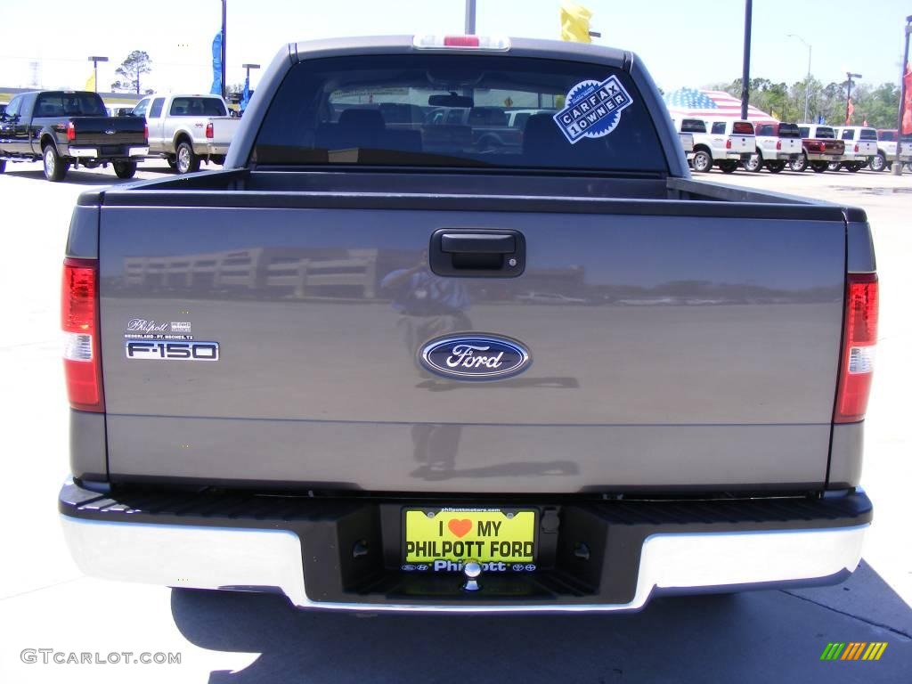 2006 F150 XLT SuperCrew - Dark Shadow Grey Metallic / Medium/Dark Flint photo #7