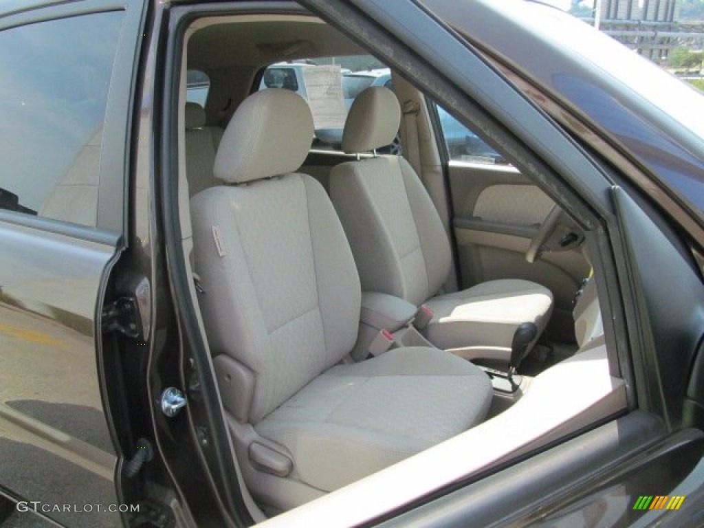 2008 Sportage LX - Smokey Brown Metallic / Beige photo #8