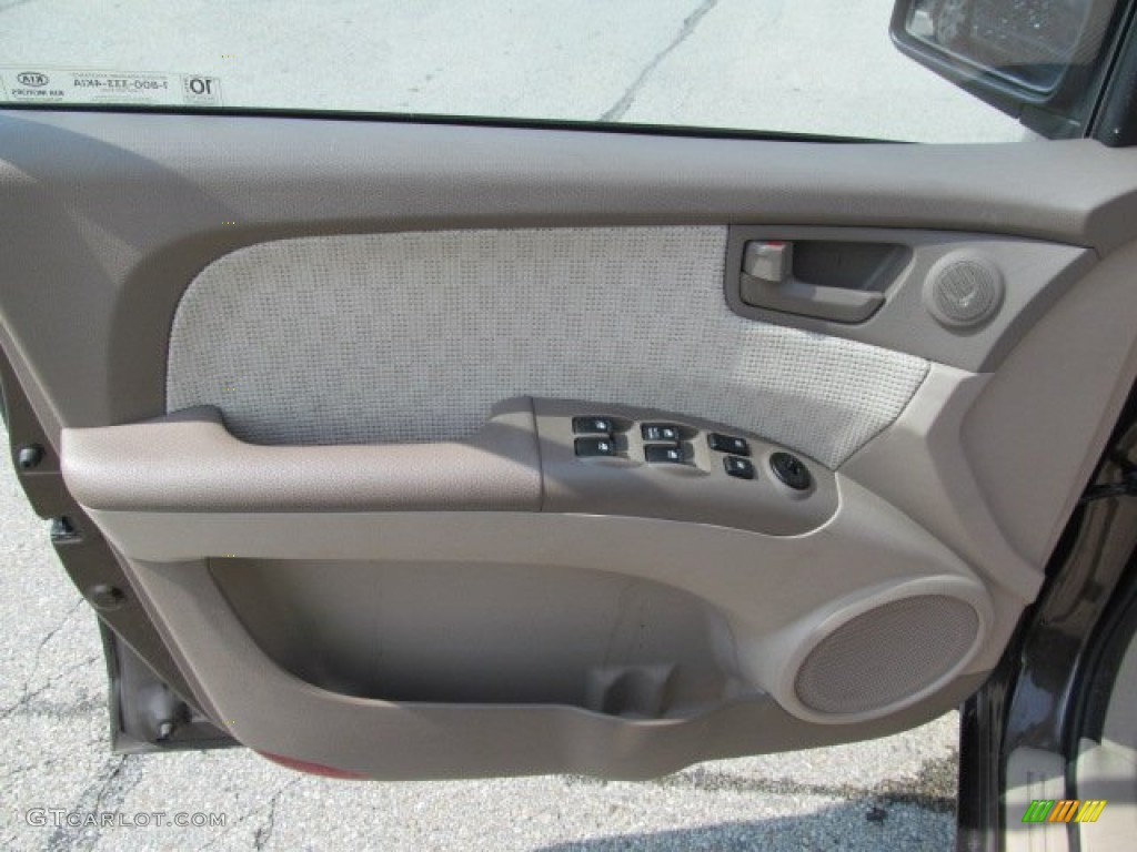 2008 Sportage LX - Smokey Brown Metallic / Beige photo #10