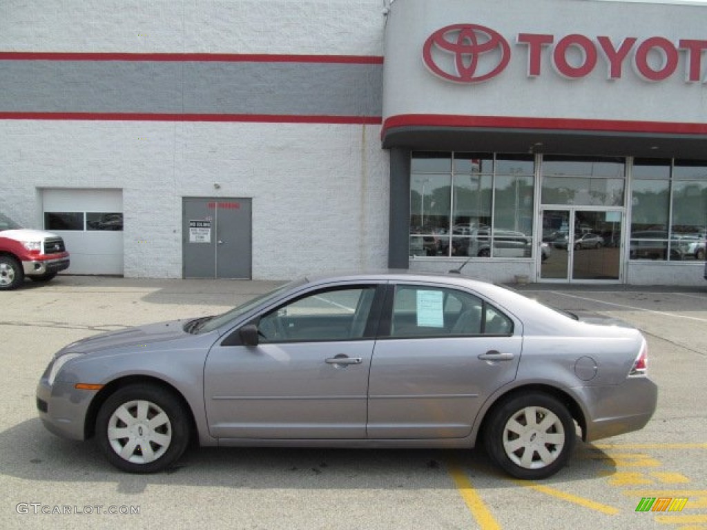 2007 Fusion S - Tungsten Grey Metallic / Light Stone photo #2