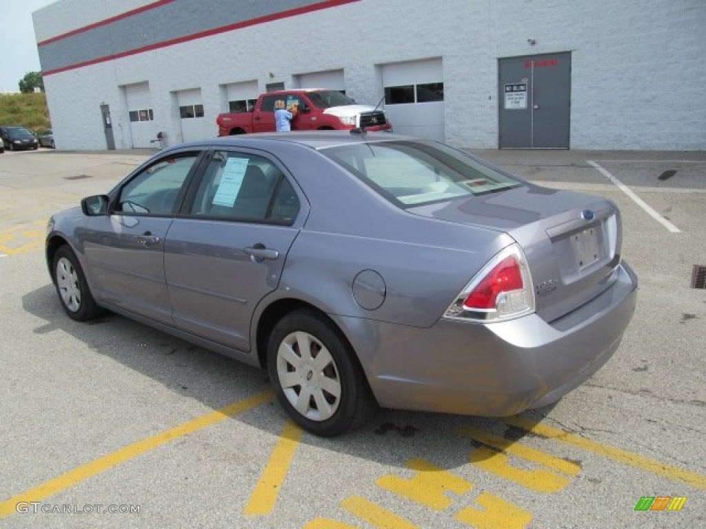 2007 Fusion S - Tungsten Grey Metallic / Light Stone photo #3
