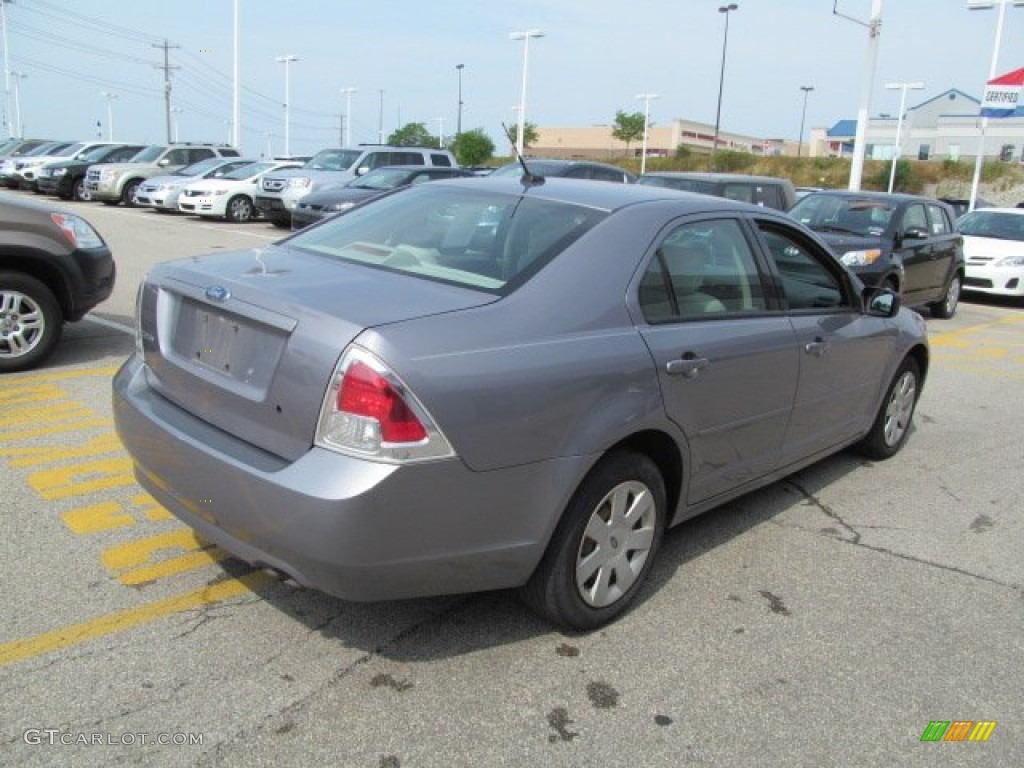 2007 Fusion S - Tungsten Grey Metallic / Light Stone photo #5