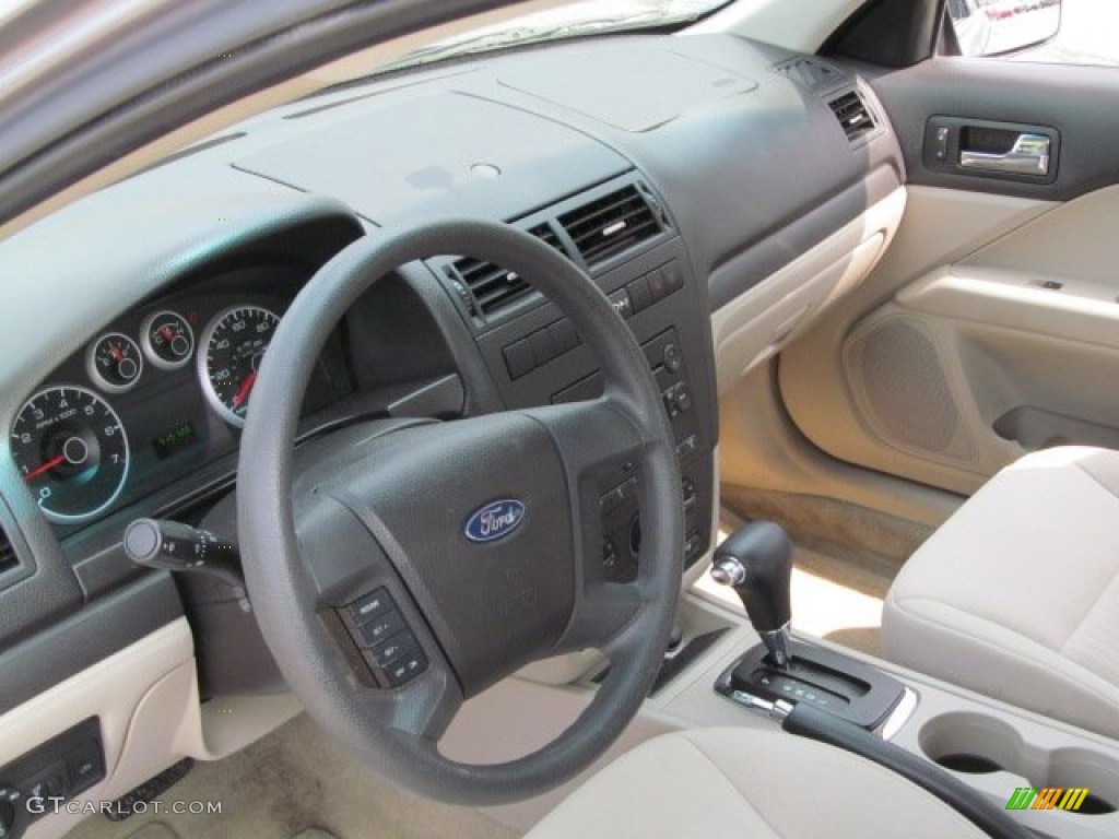 2007 Fusion S - Tungsten Grey Metallic / Light Stone photo #10