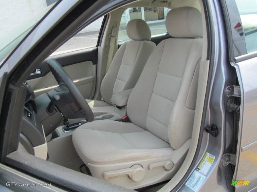 2007 Fusion S - Tungsten Grey Metallic / Light Stone photo #11