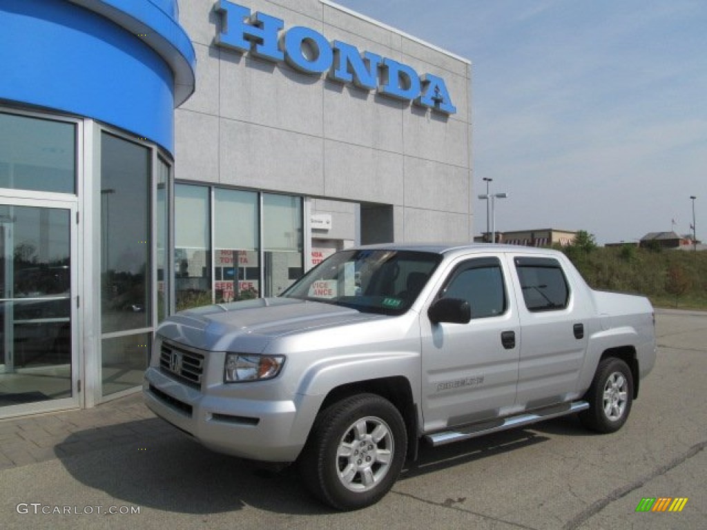 2007 Ridgeline RT - Billet Silver Metallic / Gray photo #1