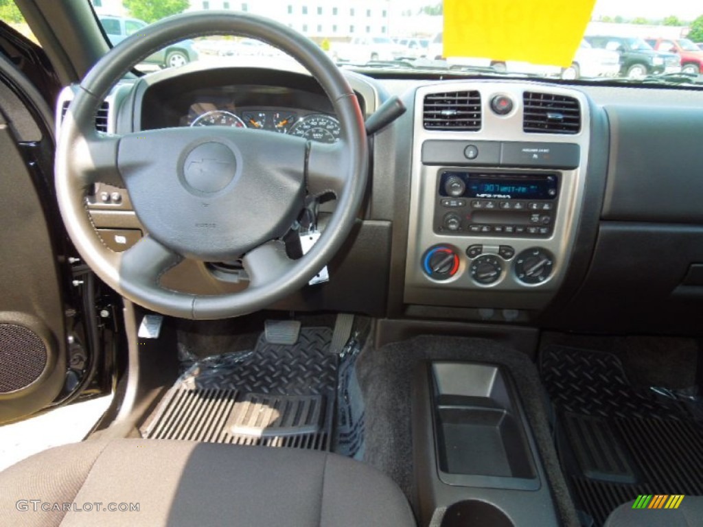 2012 Chevrolet Colorado LT Extended Cab Ebony Dashboard Photo #67586023