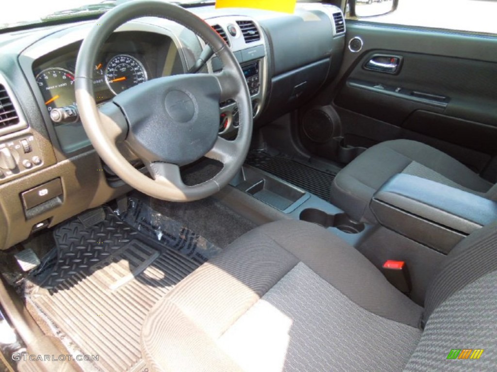 Ebony Interior 2012 Chevrolet Colorado LT Extended Cab Photo #67586104
