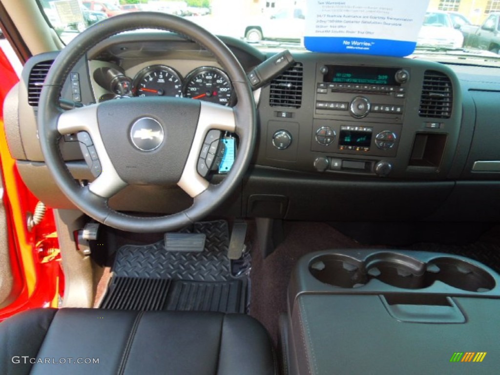 2010 Silverado 1500 LT Extended Cab 4x4 - Victory Red / Ebony photo #17