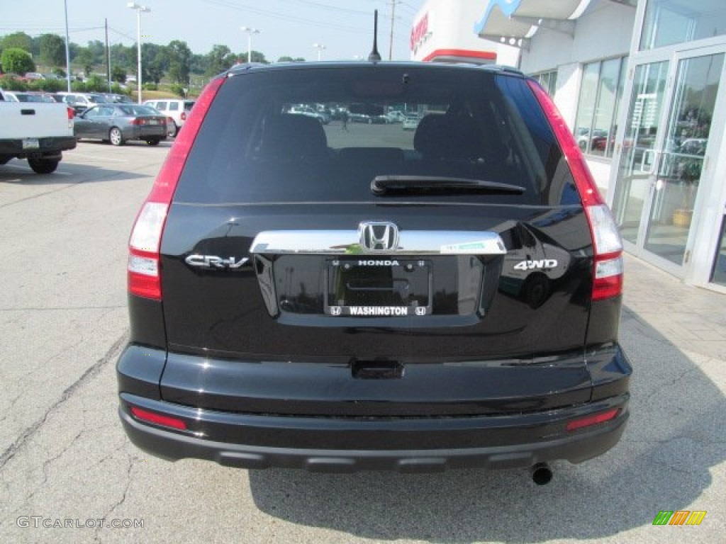 2010 CR-V EX AWD - Crystal Black Pearl / Black photo #7