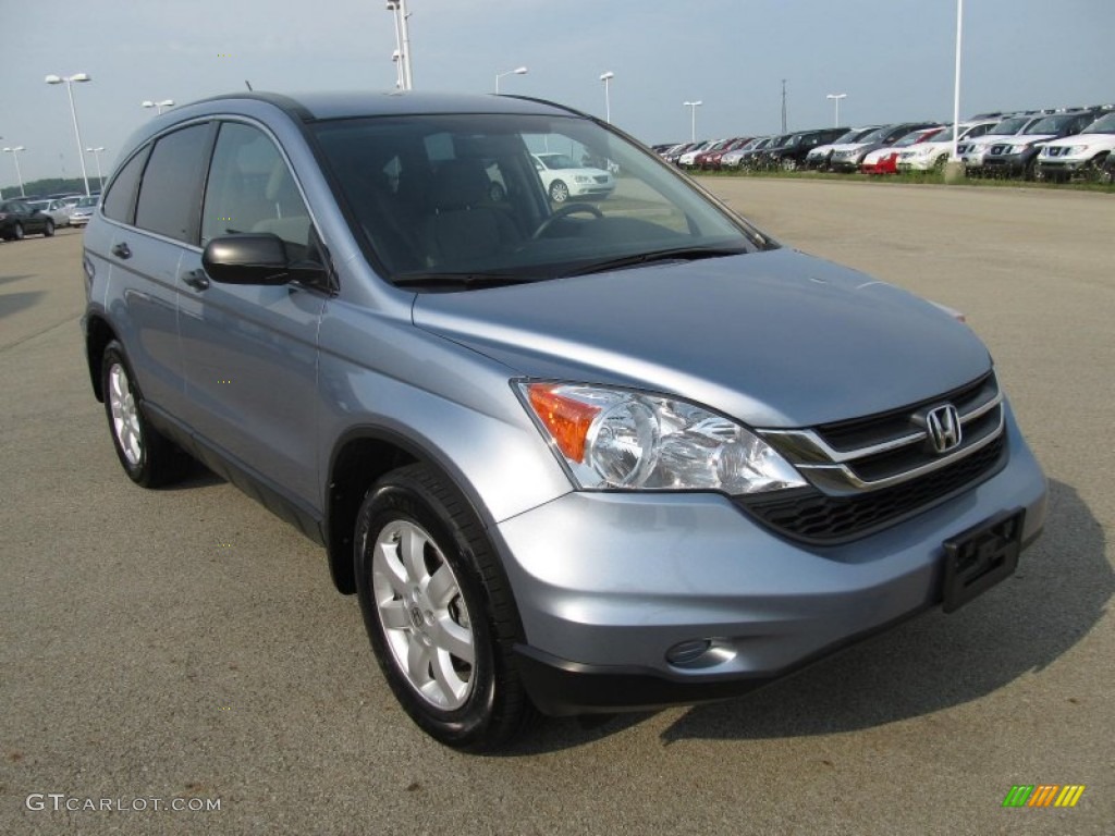 2011 CR-V SE 4WD - Glacier Blue Metallic / Gray photo #5