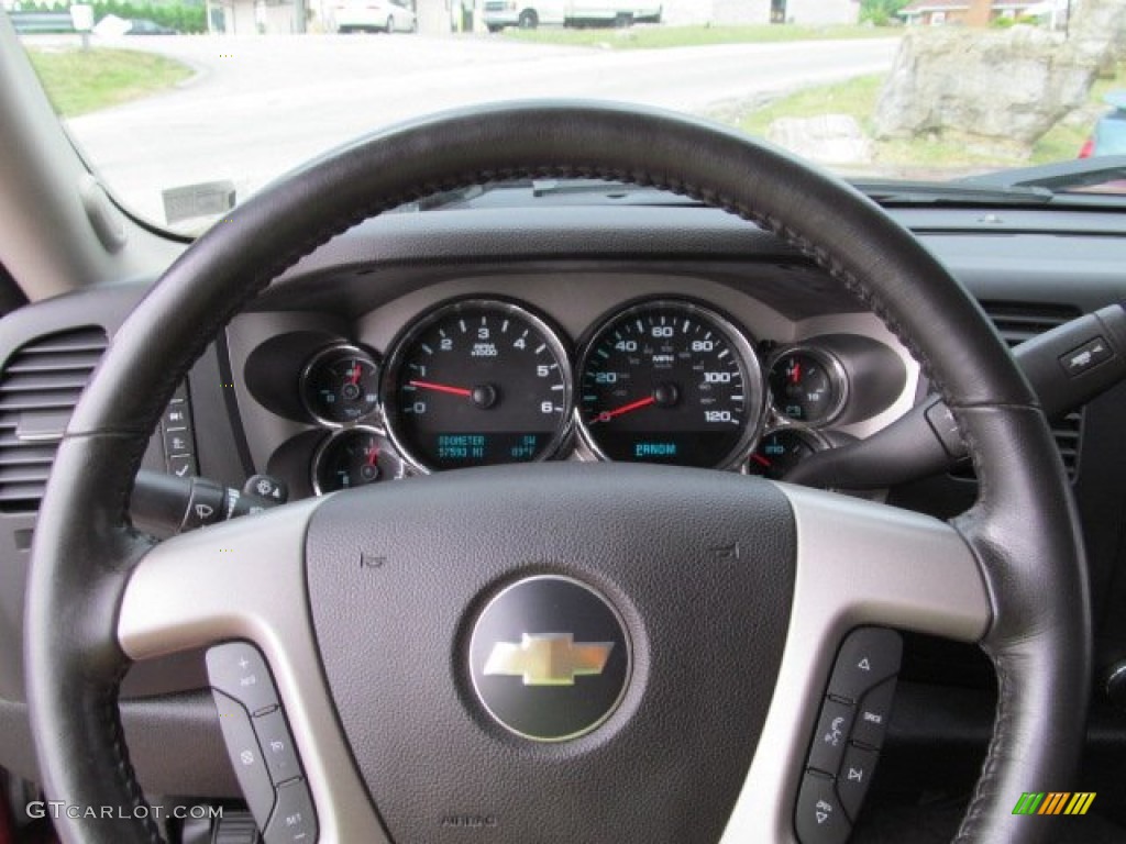 2009 Silverado 1500 LT Crew Cab 4x4 - Deep Ruby Red Metallic / Ebony photo #22