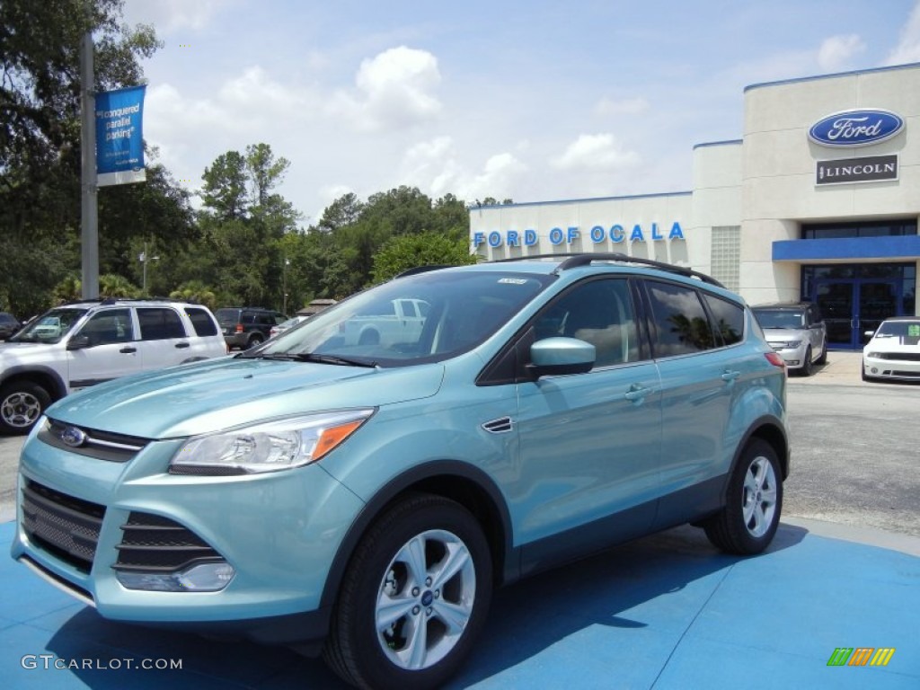 2013 Escape SE 1.6L EcoBoost - Frosted Glass Metallic / Charcoal Black photo #1