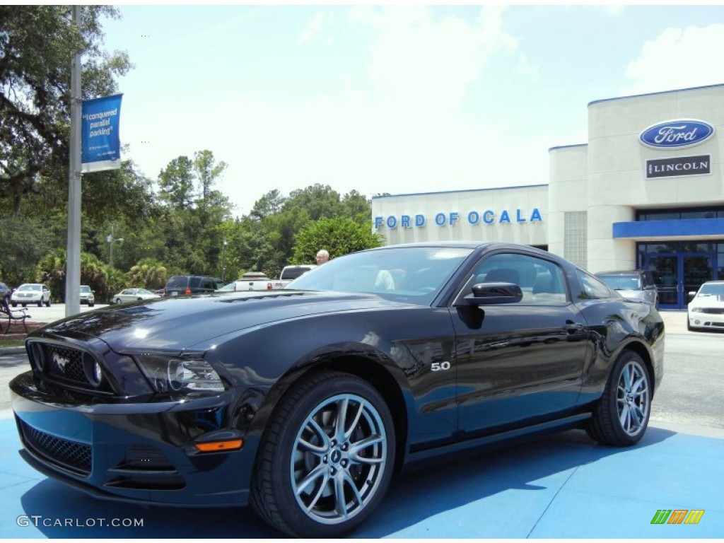 2013 Mustang GT Premium Coupe - Black / Charcoal Black photo #1