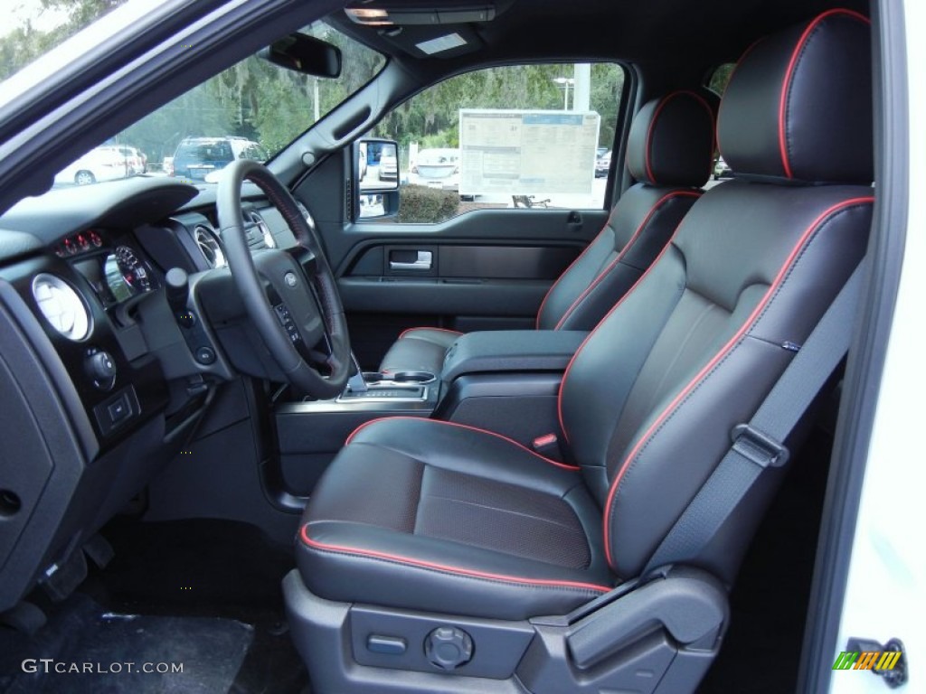 FX Sport Appearance Black/Red Interior 2012 Ford F150 FX2 SuperCrew Photo #67588927